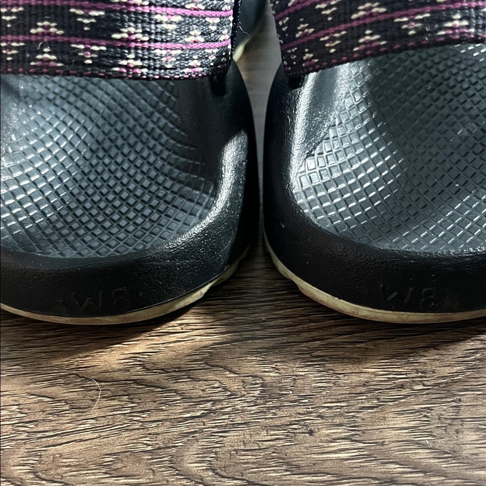 Chaco Women's Sandals in Navy Blue and Purple - Picture 3 of 6